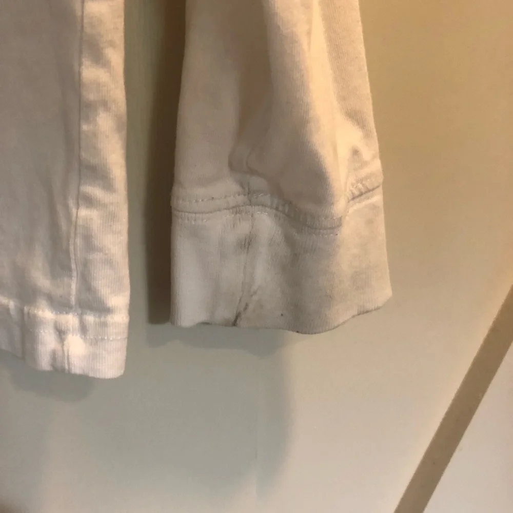 Vineyard Vines White Long Sleeve Tee with Brown Whale - Picture 4 of 6